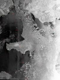 7 May 2011 Envisar satellite image, courtesy of Polarview/ESA