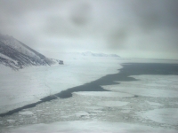 11 April 2012 - View of lead south of Cape Mountain. Photo: H.Eicken.