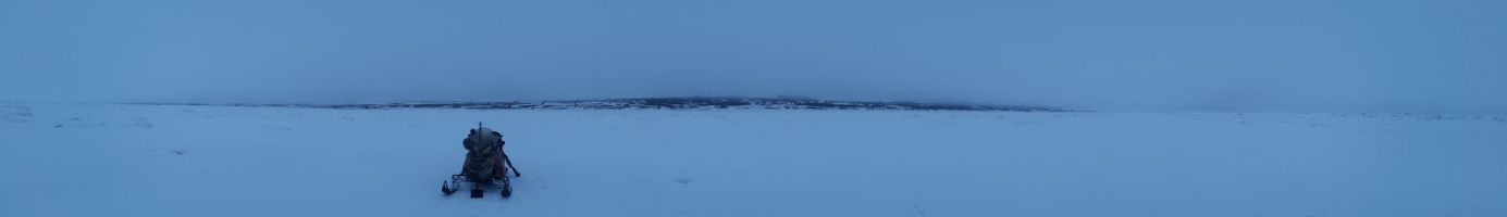 Fog on the ice