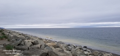 Nearshore conditions in Nome - view 2.