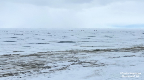 Launching boats in Shishmaref - view 5.