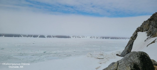 Sea ice and weather conditions in Diomede - view 5.