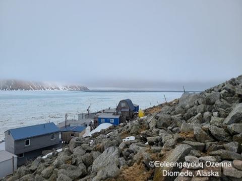 View from Diomede looking south.
