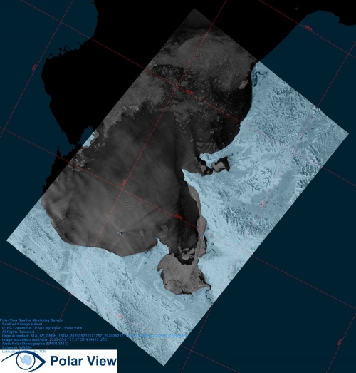 Polar View Satellite Image