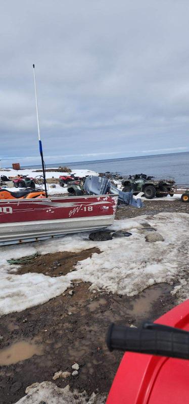 Weather and nearshore conditions in Savoonga - view 3. Photos courtesy of Aqef Waghiyi.