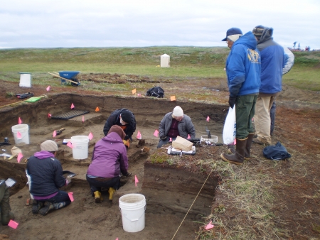 Excavation of house Feature 12 on theWitness the Arctic | 2013 | Article | Image