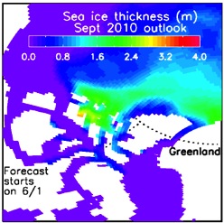 Sea Ice Thickness in the Northwest Passage 