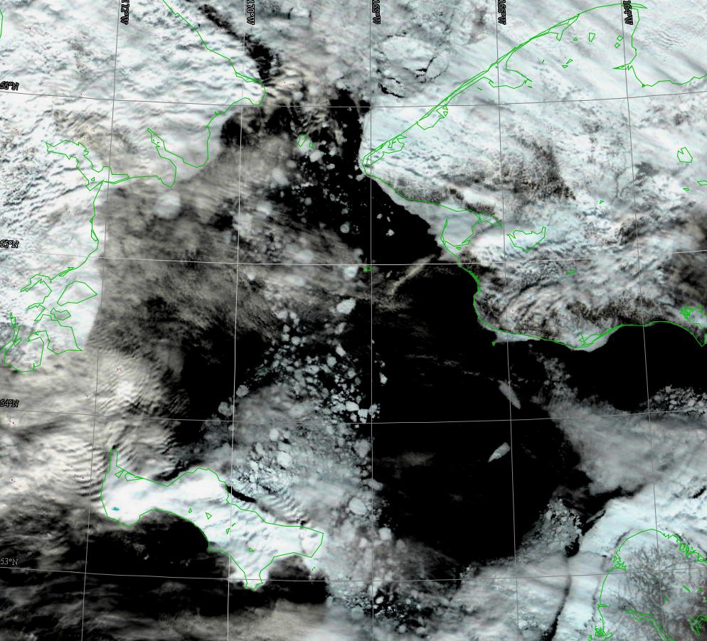 Bering Strait Closeup Bering Strait Closeup