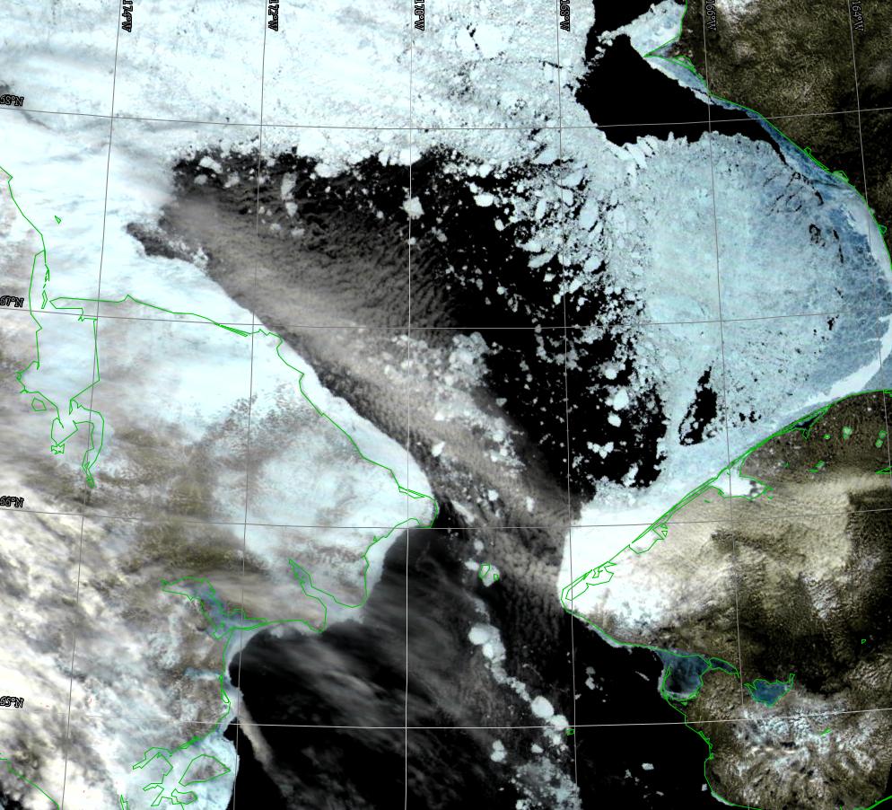 Bering Strait Closeup Bering Strait Closeup