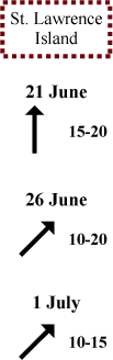 St. Lawrence Island wind direction and speed St. Lawrence Island wind direction and speed