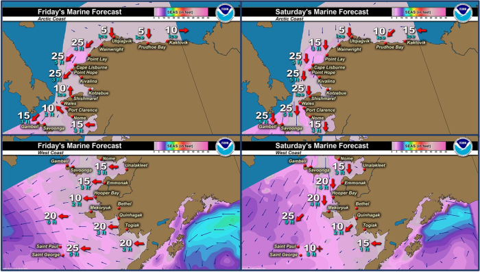 Friday and Saturday regional wind forecast. Friday and Saturday regional wind forecast.