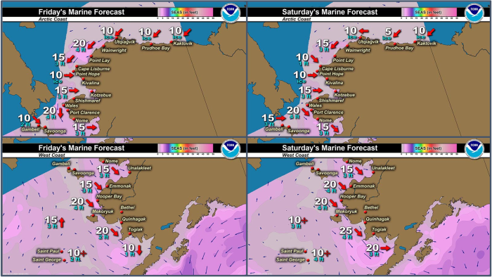 Friday and Saturday regional wind forecast. Friday and Saturday regional wind forecast.