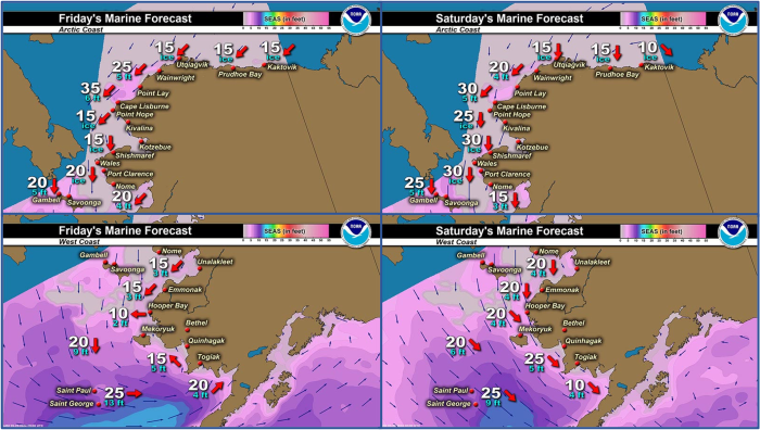 Friday and Saturday regional wind forecast. Friday and Saturday regional wind forecast.