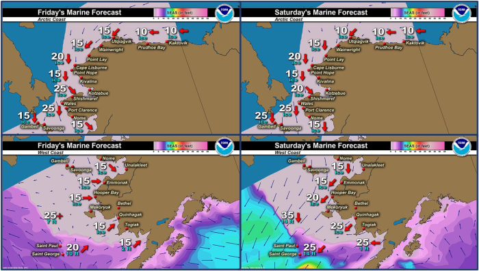 Friday and Saturday regional wind forecast. Friday and Saturday regional wind forecast.