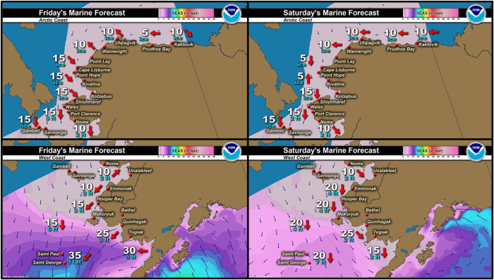 Friday and Saturday regional wind forecast. Friday and Saturday regional wind forecast.