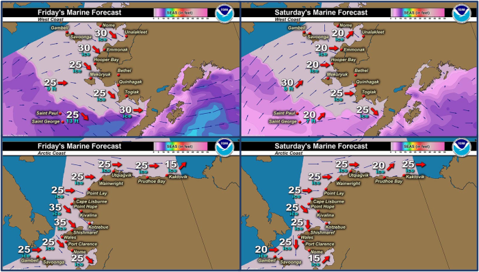Friday and Saturday regional wind forecast. Friday and Saturday regional wind forecast.