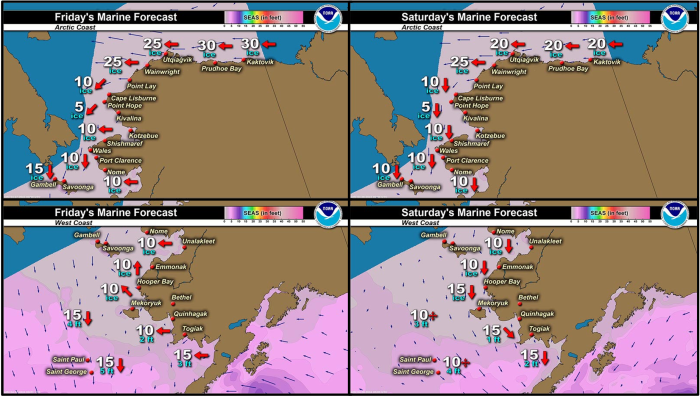 Friday and Saturday regional wind forecast. Friday and Saturday regional wind forecast.