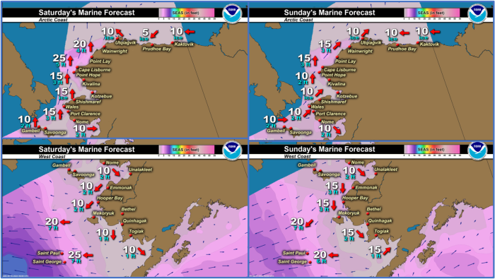 Saturday and Sunday regional wind forecast. Saturday and Sunday regional wind forecast.