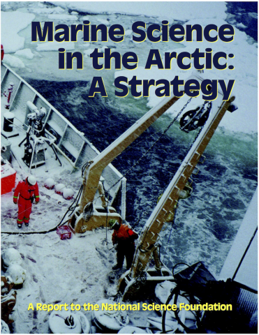 Marine Science in the Arctic - A Strategy
