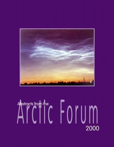 Arctic Forum Abstracts 2000