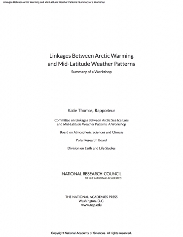 Linkages Between Arctic Warming and Mid-Latitude Weather Patterns
