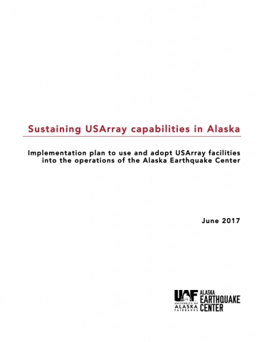 Sustaining USArray Capabilities in Alaska