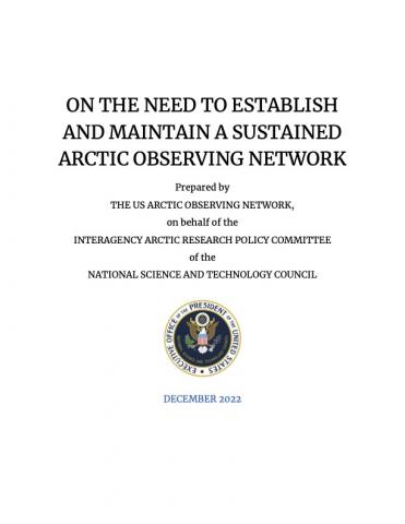 On the Need to Establish and Maintain a Sustained Arctic Observing Network