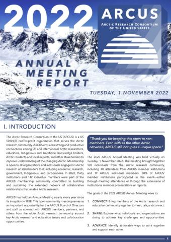 2022 ARCUS Annual Meeting Report