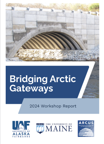 2024 Bridging Arctic Gateways Report Cover Image