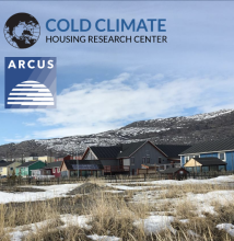 Image of homes in an Arctic landscape.