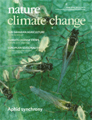 Nature Climate Change Cover Image