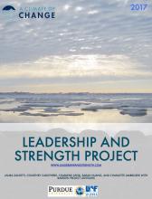 Leadership and Strength Project Final Report Cover Leadership and Strength Project Final Report Cover