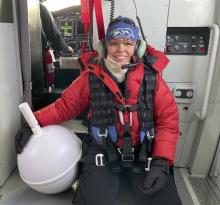 PolarTREC alumnus returns to the Arctic. Photo courtesy of Sarah Johnson. PolarTREC alumnus returns to the Arctic. Photo courtesy of Sarah Johnson.