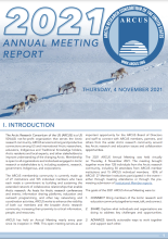 ARCUS Annual Meeting Report Cover