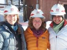 Yamini Bala is with her team in Antarctica to study ice crystals and how their structure effects the flow of the West Antarctic Ice Sheet! Yamini Bala is with her team in Antarctica to study ice crystals and how their structure effects the flow of the West Antarctic Ice Sheet!