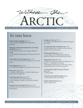 Witness the Arctic Volume 19 Number 2 Witness the Arctic Volume 19 Number 2