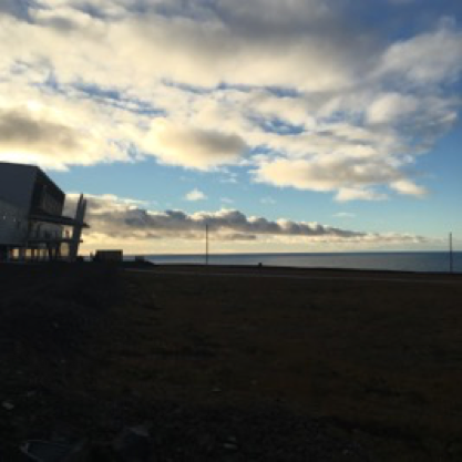 Views of the Bering Sea.