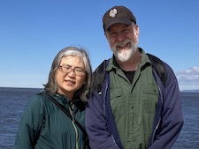 Authors Yoko Kugo (left) and Michael Koskey (right).